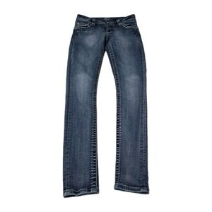 Stetson No.816 Classic Bootcut Sz.4 Long Women's Blue Denim Jeans